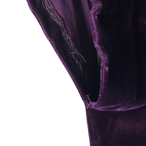 Vtg 80s Patty O’Neil Velvet Dress Womens 6 Purple Whimsigoth Witchy USA Made - Picture 16 of 16